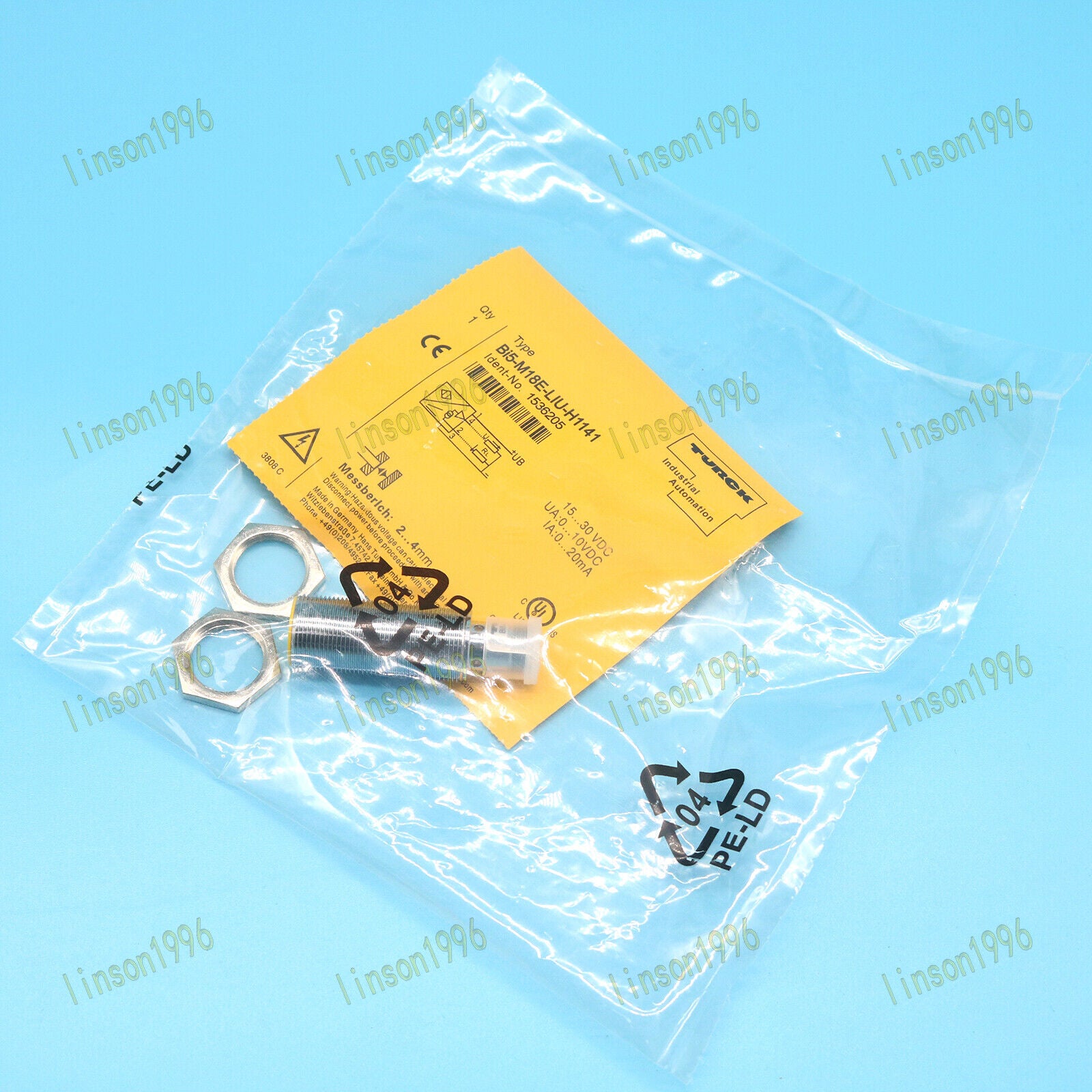 Inductive Sensor BI5-M18E-LIU-H1141 - TURCK