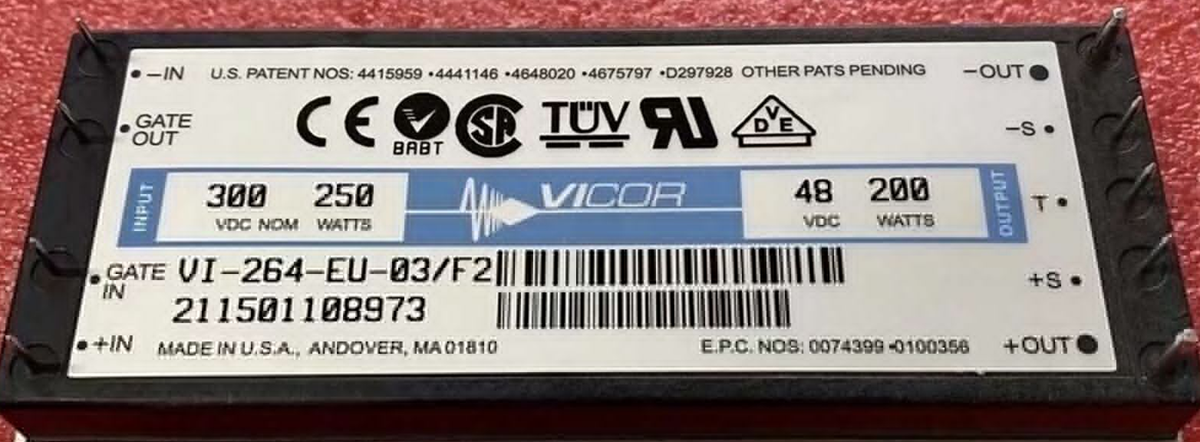 VICOR VI-264 EU 03 F2 Power Supply Module - VICOR