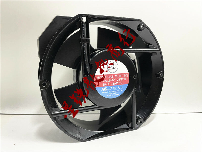 GULF GA2175HBT TC 220V-240V 27W 17251 aluminum frame cooling fan