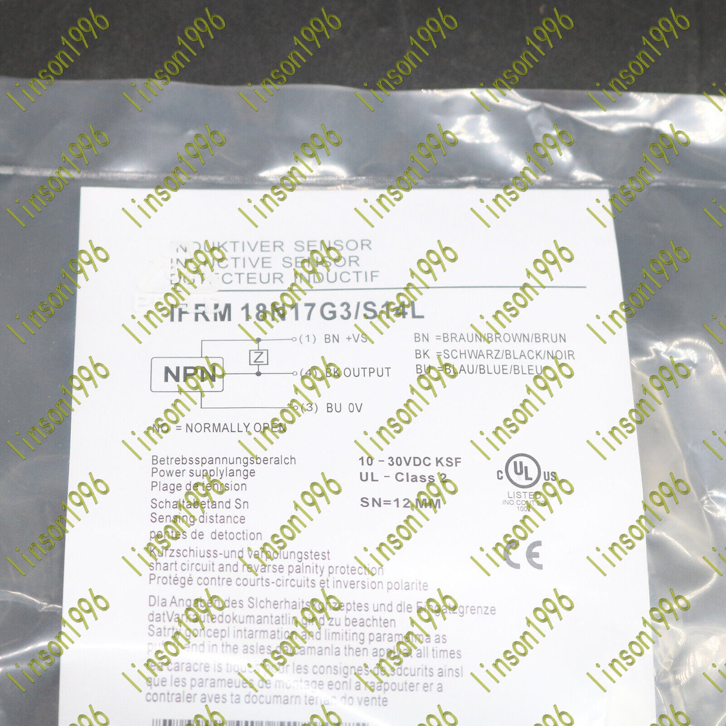 18N17G3/S14L Proximity Switch IFRM Fast Delivery - BAUMER