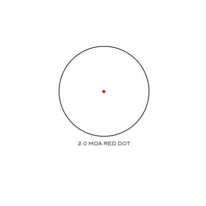 Trijicon MRO Patrol 1x25 Red Dot Sight, 2.0 MOA Red Dot, No Mount