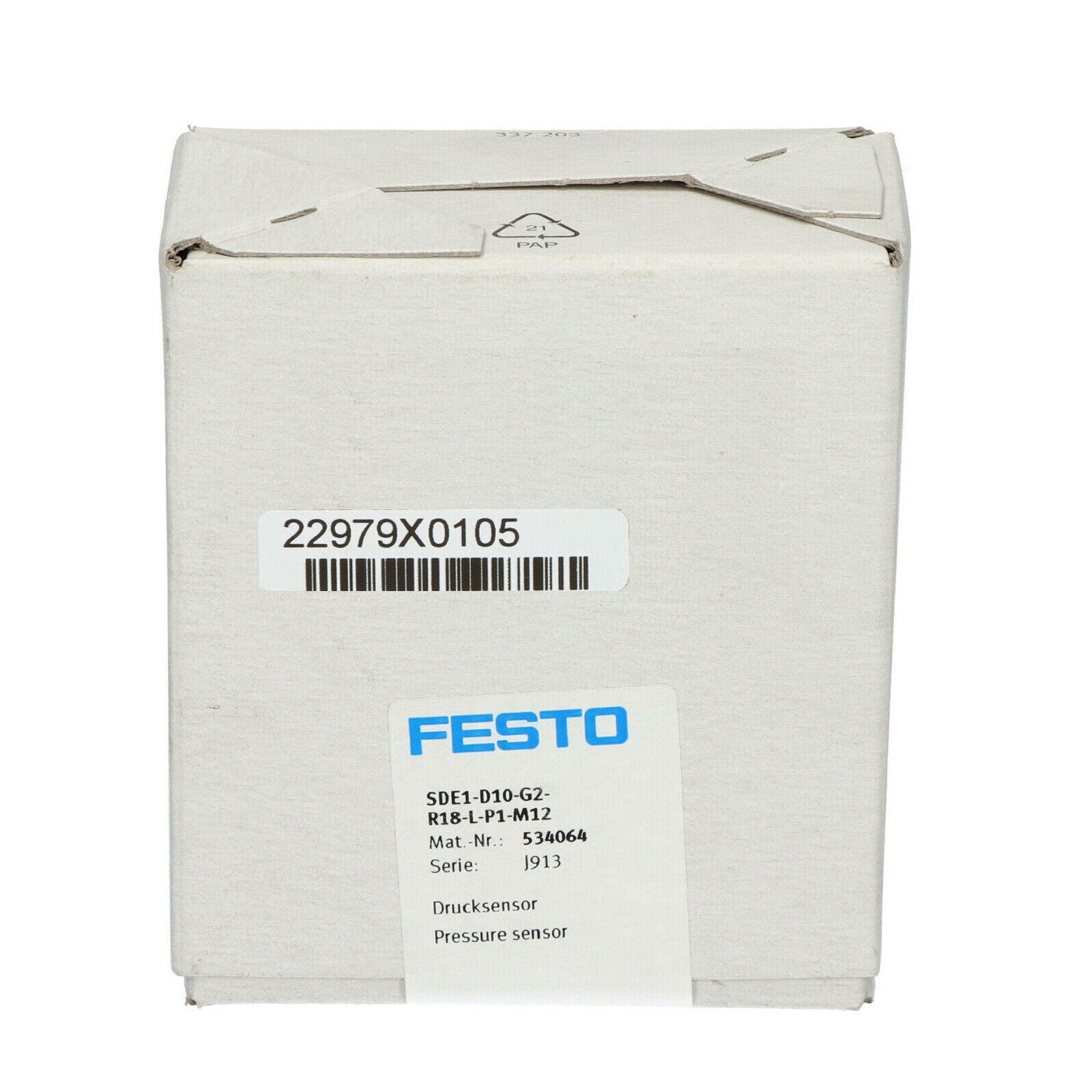 new  FESTO 534064 SDE1-D10-G2-R18-L-P1-M12 Solenoid Valve