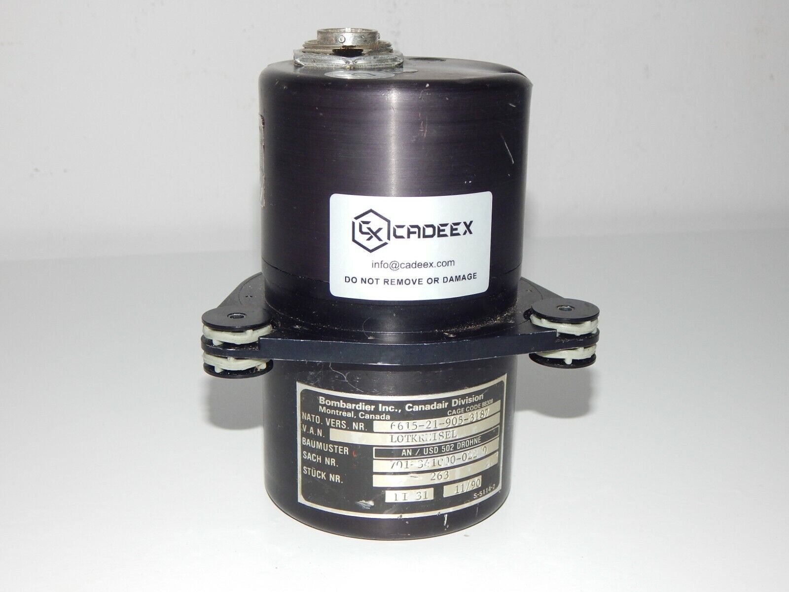 Used Vertical Gyroscope HUMPHREY VG24-0639-1 Drone: Stabilizing Gyro for Professional and Hobbyist Drones, USA Made - HUMPHREY