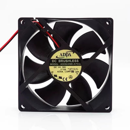 ADDA AD0924MB-A70GL DC24V 0.12A 2-Wire Inverter Cooling Fan
