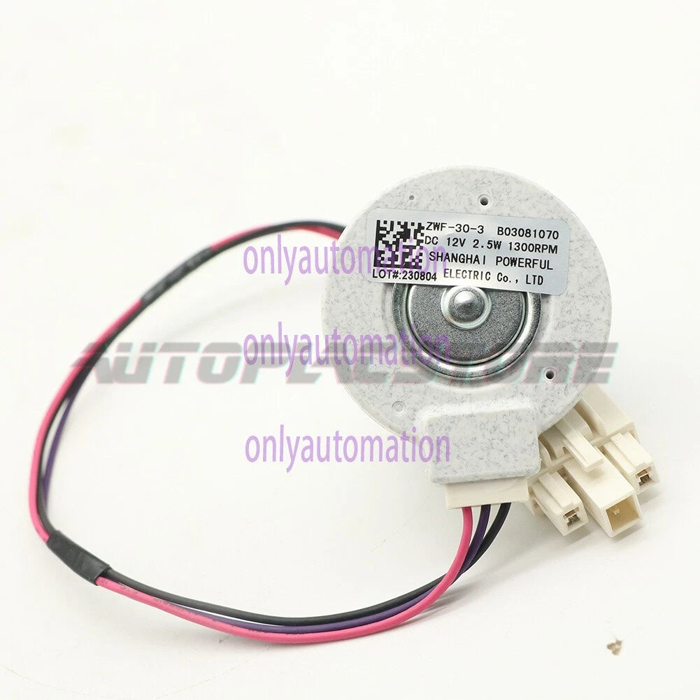 1x Refrigerator Fan Motor ZWF-30-3 DC12V 2.5W B03081070~