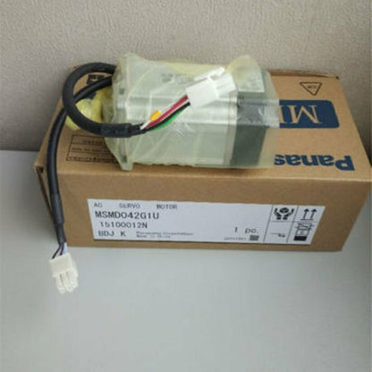 1Pc Panasonic Servo Motor 400W MSMD042G1U One-Year Service Warranty - PANASONIC
