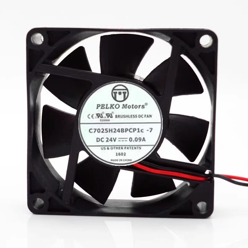PELKO MOTORS C7025H24BPCP1C-7 7025 DC24V 0.09A 2-Wire Inverter Cooling Fan