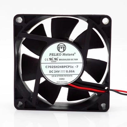 PELKO MOTORS C7025H24BPCP1C-7 7025 DC24V 0.09A 2-Wire Inverter Cooling Fan