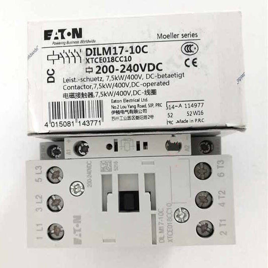 1PC MOeller Eaton DILM17-10C 200-240V DC Contactor - MOELLER EATON