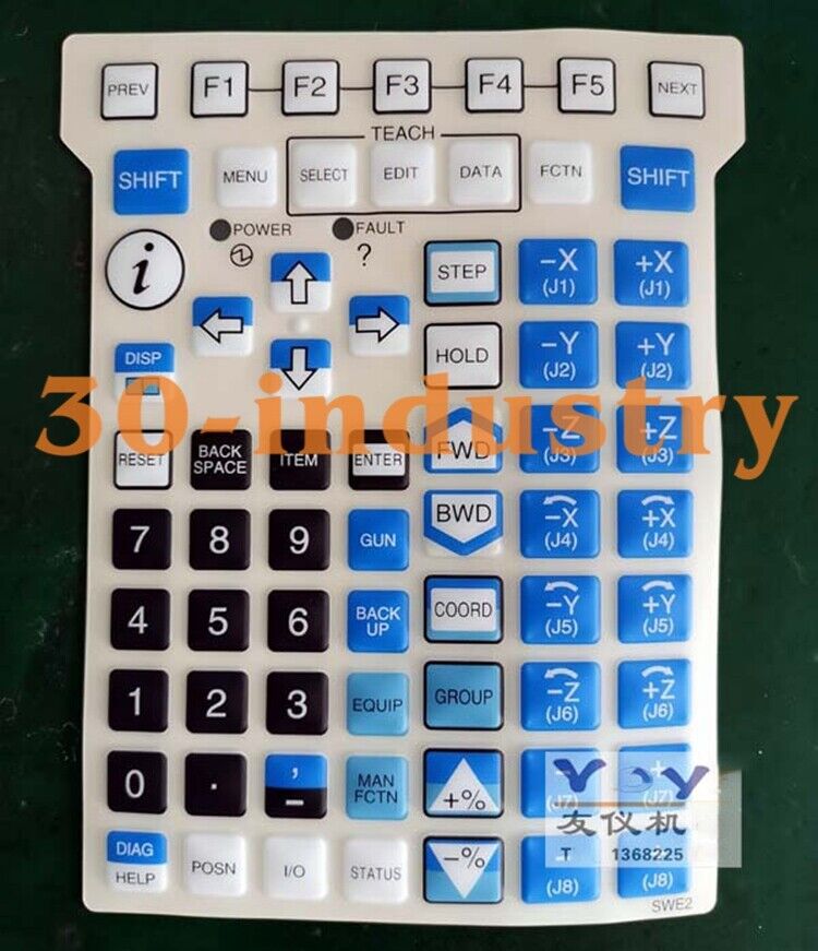 Membrane Keypad for Fanuc A05B-2255-C101#EAW SWE2 Teach Pendant - FANUC