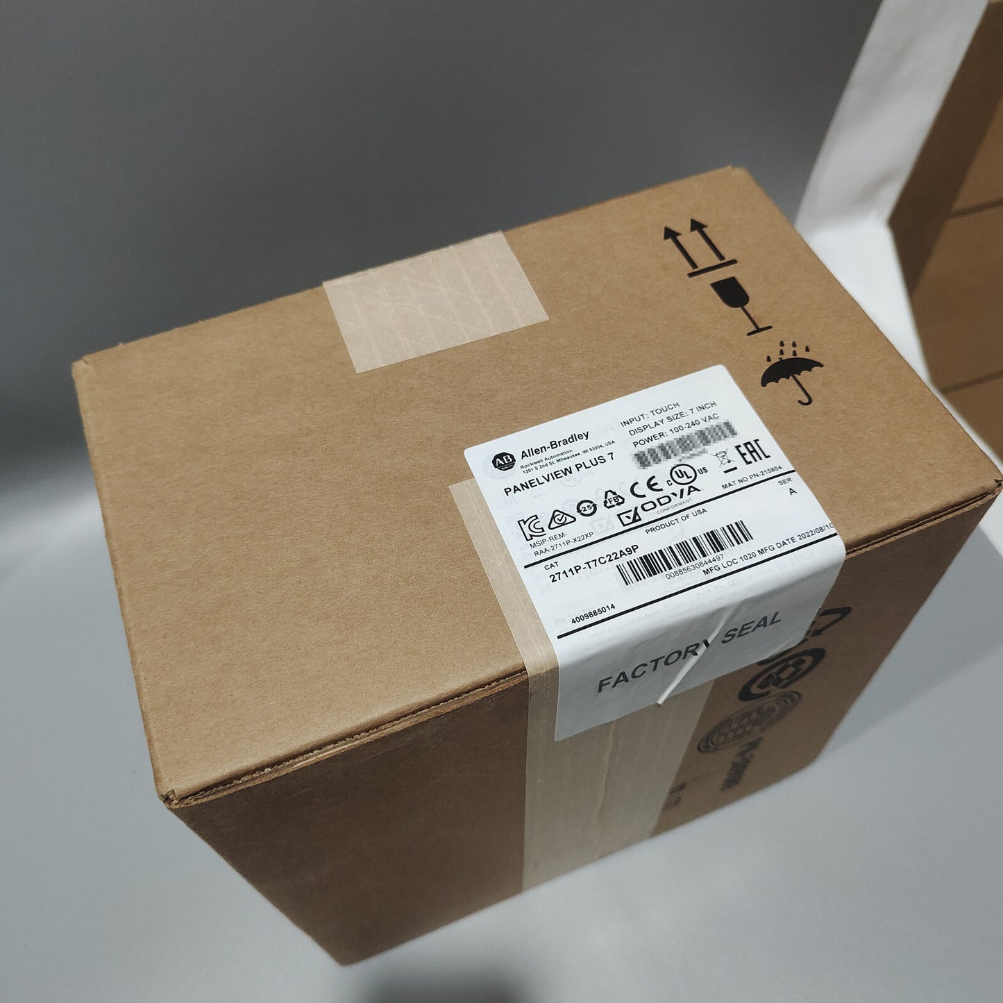 Allen Bradley PanelView Plus 7 Graphic Terminal - 2711P-T7C22A9P - ALLEN BRADLEY