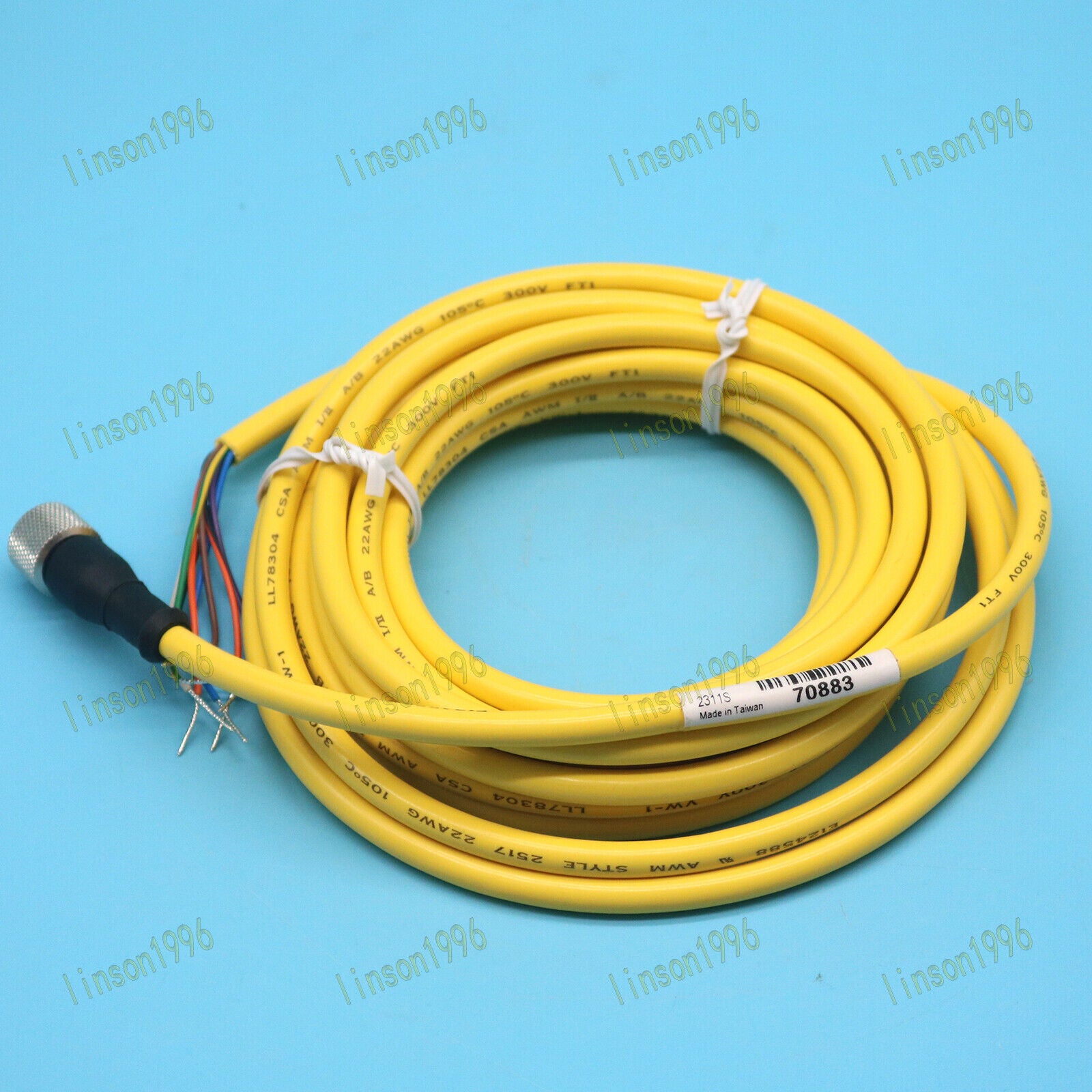 new  BANNER QDE-815D Safety Light Curtain Cable  SHIP BANNER