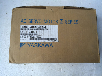1PC YASKAWA AC SERVO MOTOR SGMAS-06ACA21-E