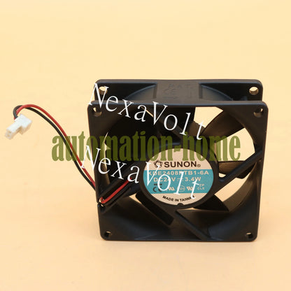 Sunon KDE2408PTB1-6A DC24V 3.4W 8025 8CM Inverter Cooling Fan 2PIN#XR