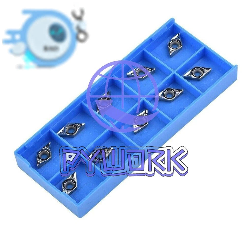 SDJCR1010H07 CNC Carbide Lathe Turning Tool Holder + 10pcs DCGT070204-AK Inserts