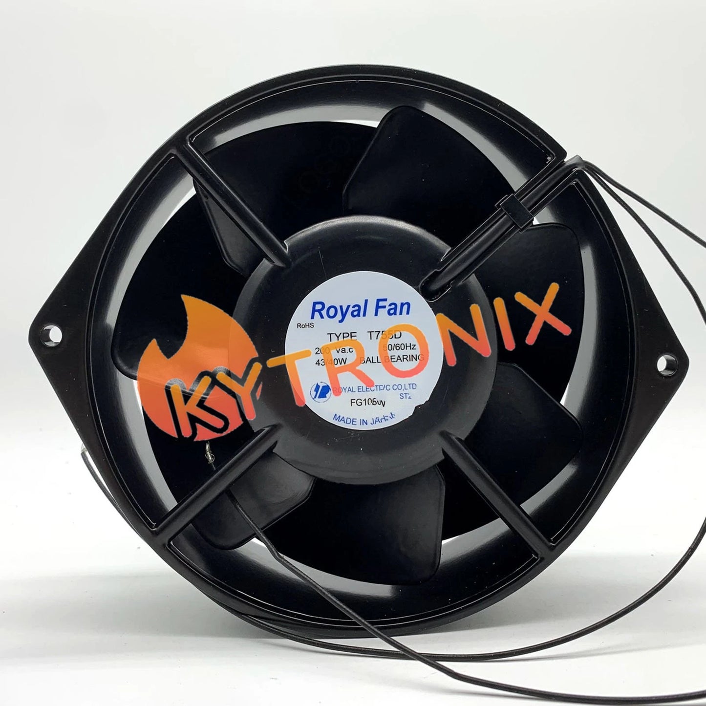 1PCS ROYAL ELECTRIC T755D 200 Vac 50/60Hz 43/40W Ball Bearing Fan