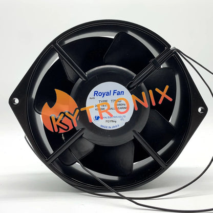 1PCS ROYAL ELECTRIC T755D 200 Vac 50/60Hz 43/40W Ball Bearing Fan