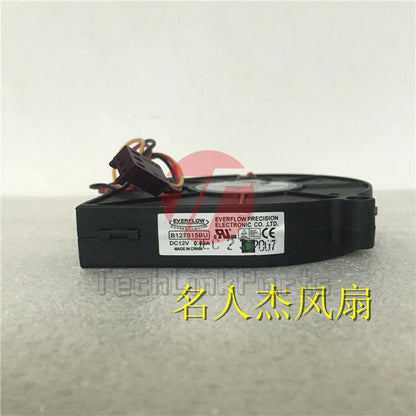 1pcs EVERFLOW B127515BU 12V 7cm 7515 Turbo CPU Cooling Fan