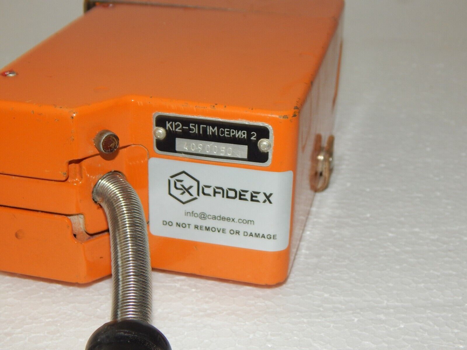 MiG-21 MiG-21 Flight Data Recorder KS-05 Black Box Plane - BLACK BOX