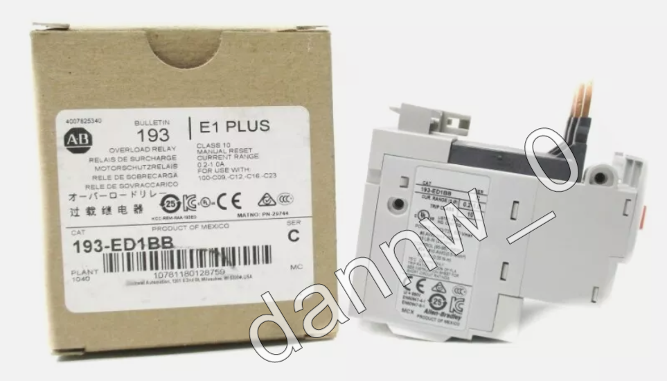 AB 193-ED1BB Overload Relay - ABB, SCHNEIDER ELECTRIC, ALSTOM