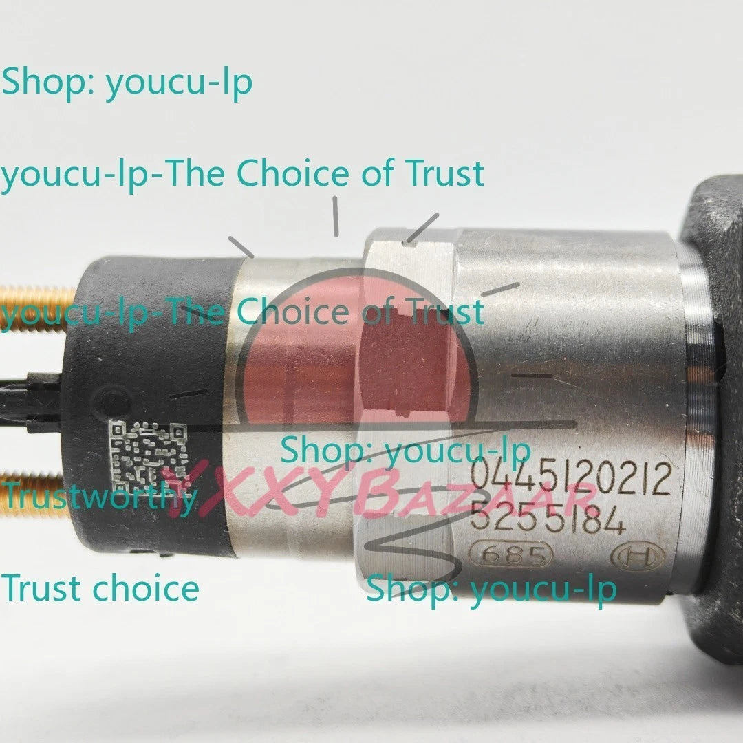 1Pc 0445120212 Fuel injector Bosch For Cummins 6ISBE ISB3.9 ISB5.9 5255184