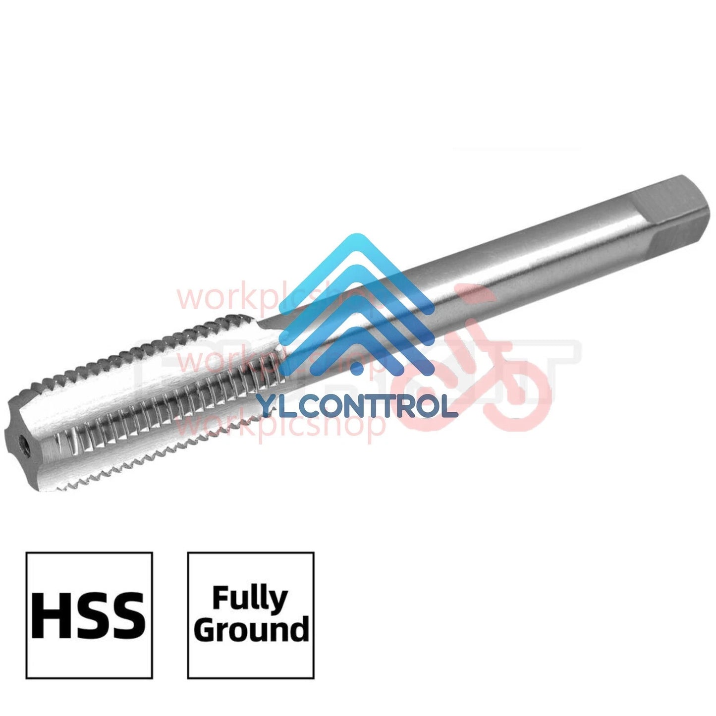 5/8"-20 UN Thread Tap Right Hand, HSS 5/8 x 20 UN Straight Fluted Machine Tap