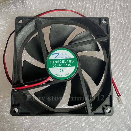 new Tianxuan TX9025L18S DC18V 0.14A 9CM 9025 90mm cooling fan 2pin