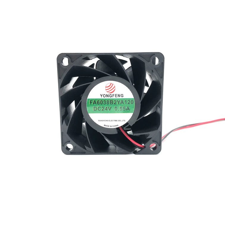 YONGFENG FA6038B2YA120 DC24V 0.55A 6038 high air volume inverter cooling fan