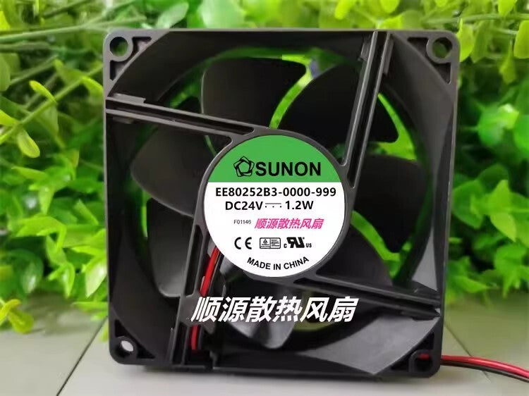 SUNON EE80252B3-0000-999 DC24V 1.2W 8CM 2-Wire Inverter Cooling Fan