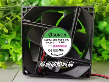 SUNON EE80252B3-0000-999 DC24V 1.2W 8CM 2-Wire Inverter Cooling Fan