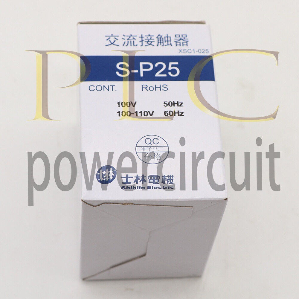 new Shihlin S-P25 AC Magnetic Contactor, 25A , 110V 1PCS - SHIHLIN