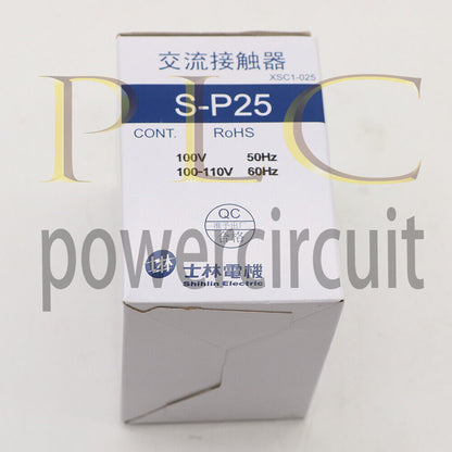 new Shihlin S-P25 AC Magnetic Contactor, 25A , 110V 1PCS - SHIHLIN