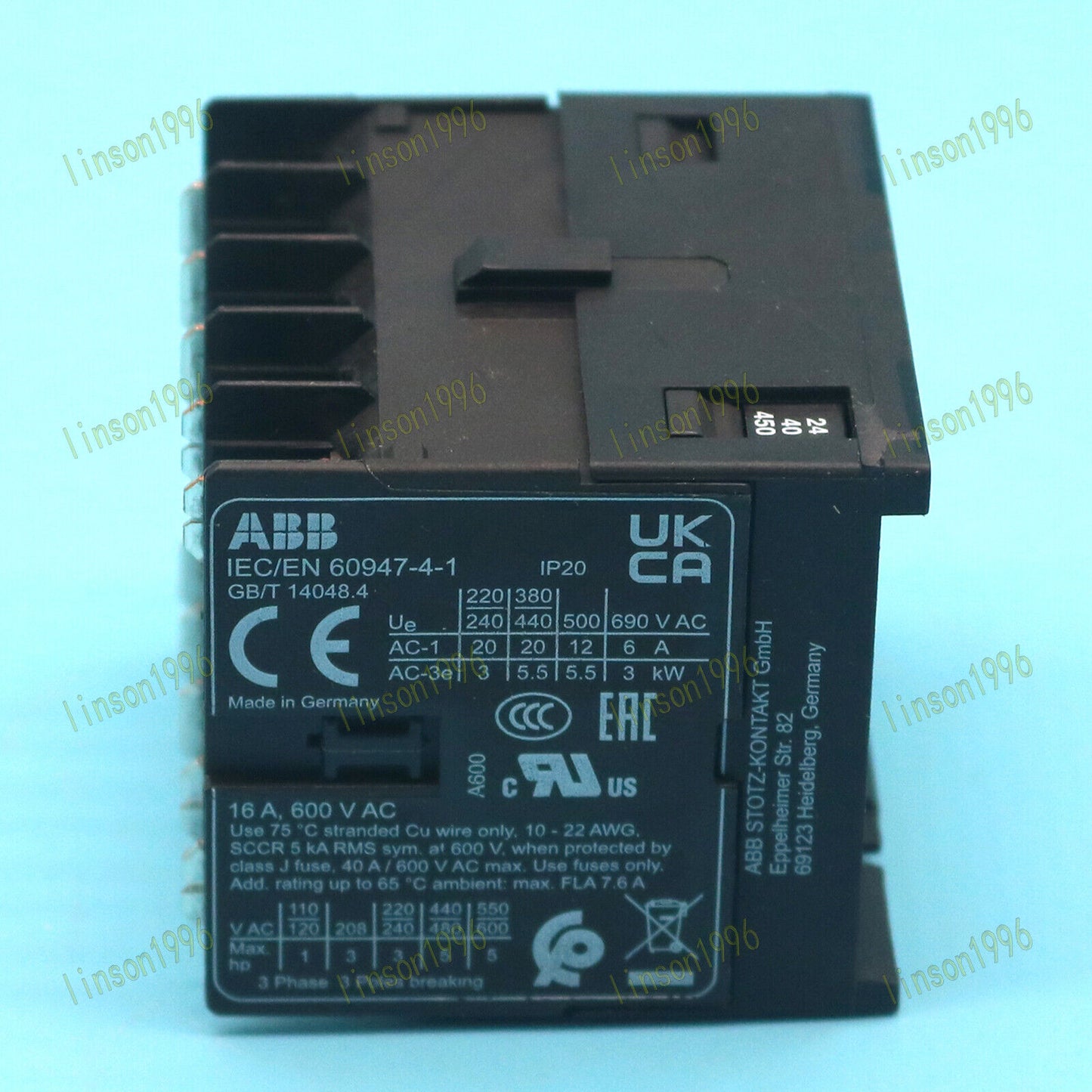 ABB IEC/EN 60947-4-1 Import Contactor - ABB