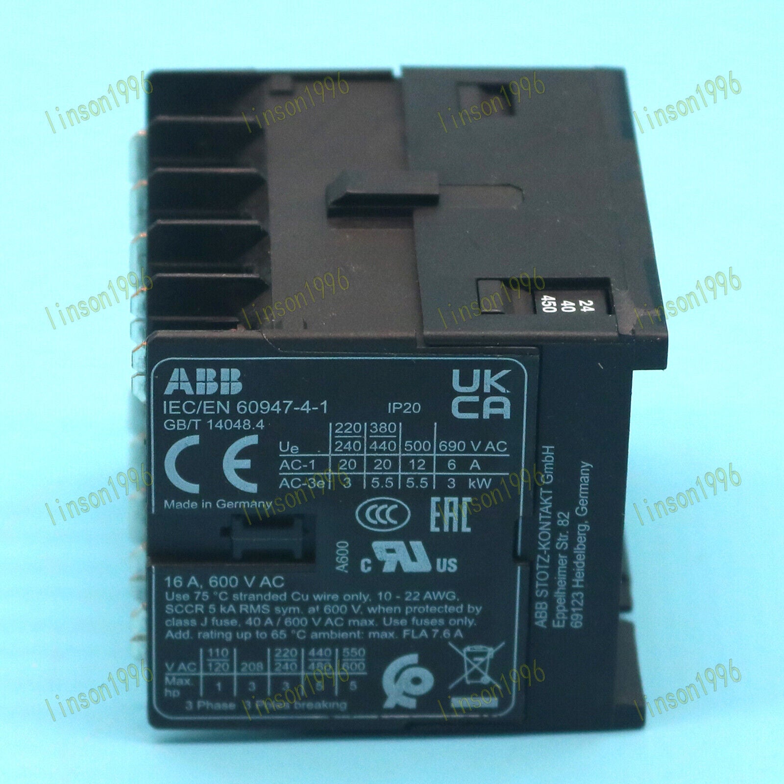 ABB IEC/EN 60947-4-1 Import Contactor - ABB