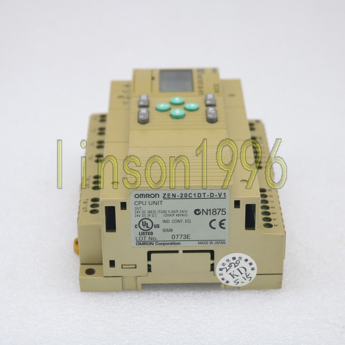 Used CPU Unit ZEN-20C1DT-D-V1 tested in ok - OMRON