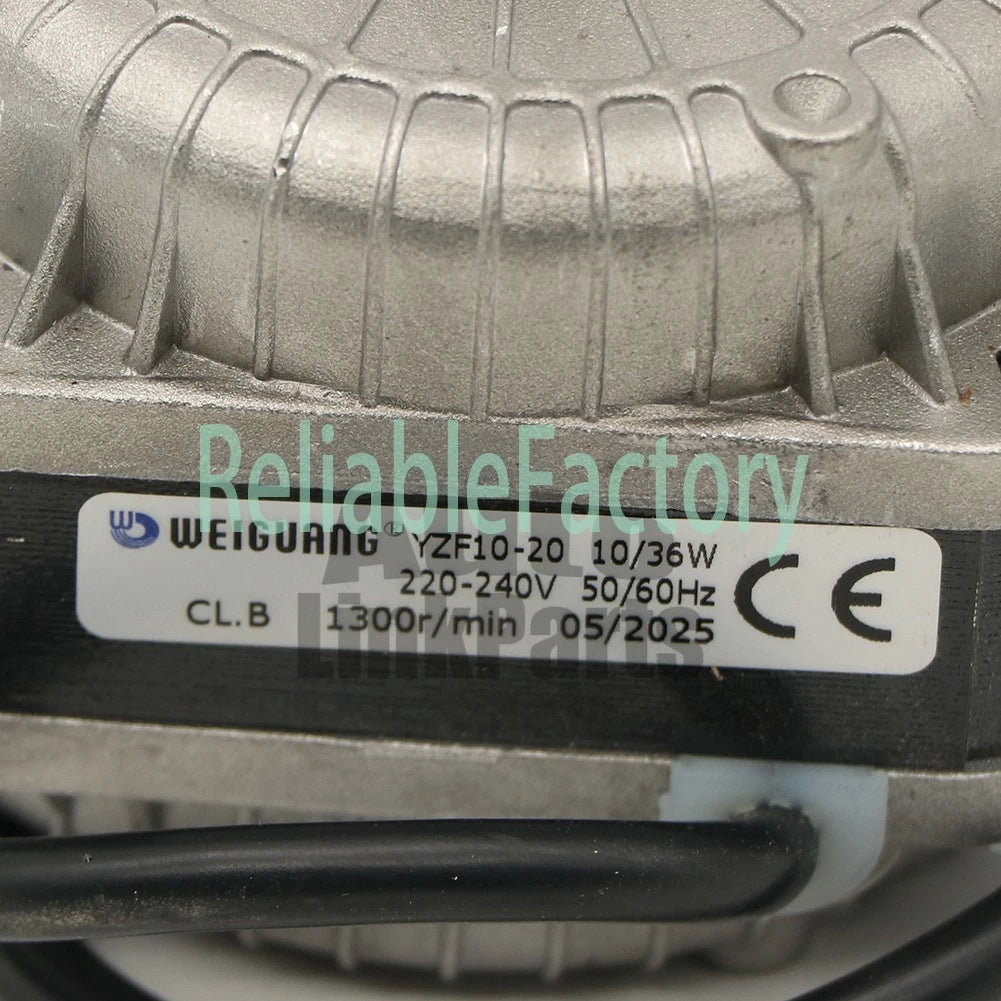 YZF10-20 Fan AC Motor 220-240V 10/36W 50/60Hz 1300R Shaded Pole Condenser Motor
