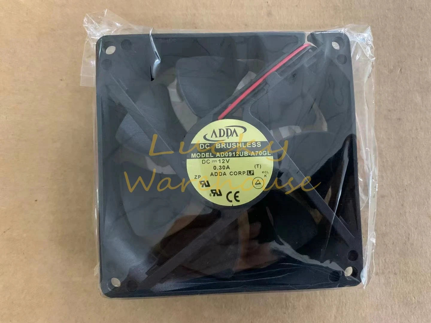 1 PCS ADDA Fan AD0912UB-A70GL DC12V 0.30A 9025 9CM 2 PIN