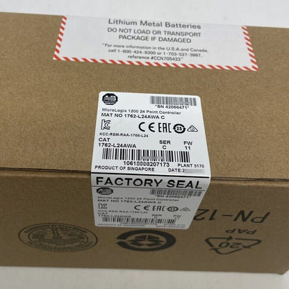 Sealed 1762-L24AWA MicroLogix 1200 24 Pt Controller PLC 1762L24AWA New 1pcs - MICROLOGIX