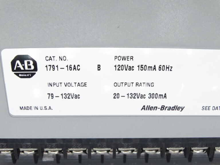 Allen Bradley 1791-16AC Series B PLC Module | Industrial Automation Components | Build High-Performance Control Systems - ALLEN BRADLEY