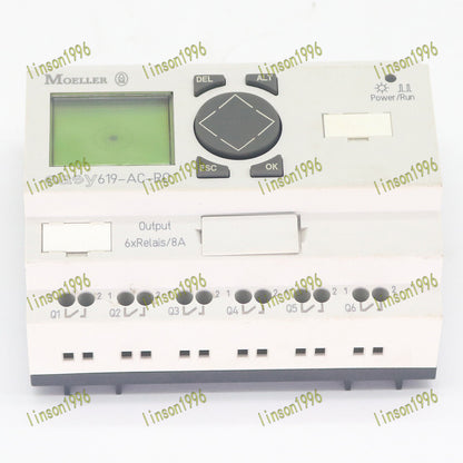 used EATON MOELLER EASY619-AC-RC Control Relay Tested Good Condition - EATON MOELLER