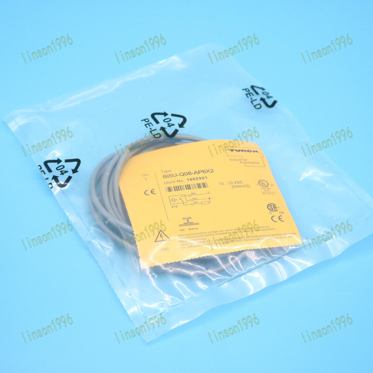 TURCK Proximity Sensor BI5U-Q08-AP6X2 - TURCK