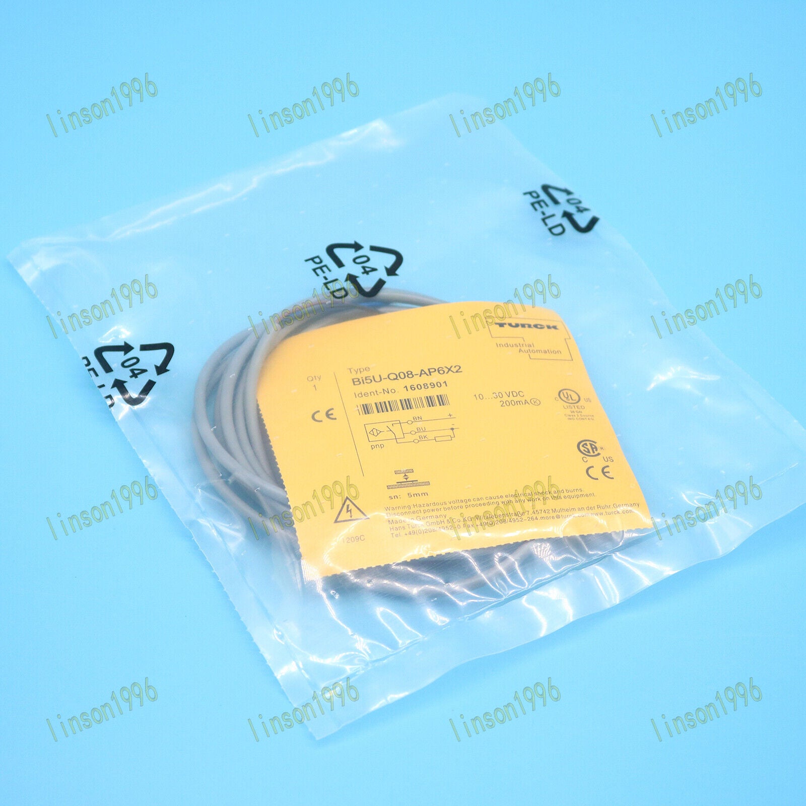 TURCK Proximity Sensor BI5U-Q08-AP6X2 - TURCK