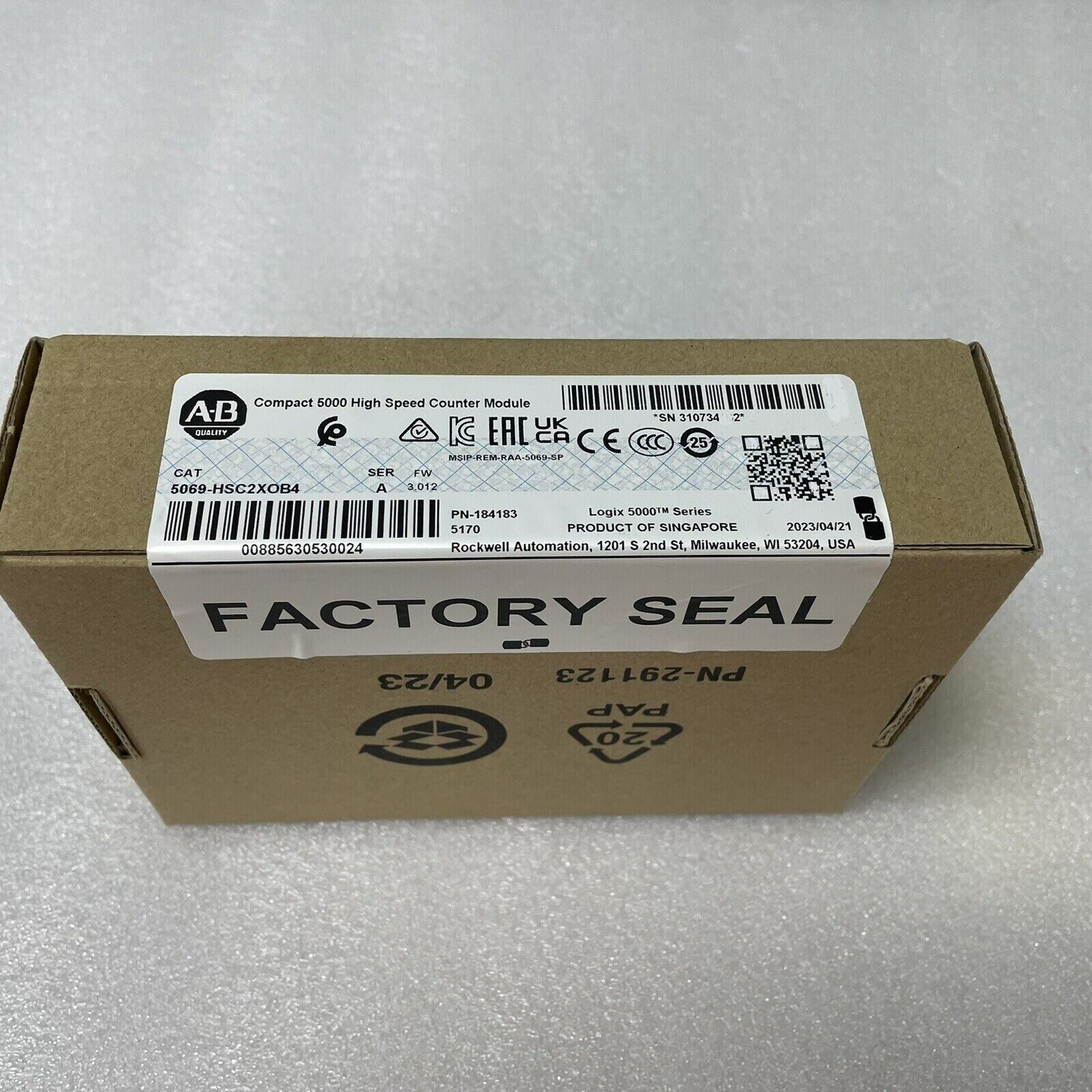 Sealed 5069-HSC2XOB4 Compact 5000 High Speed Counter Module - NZXT