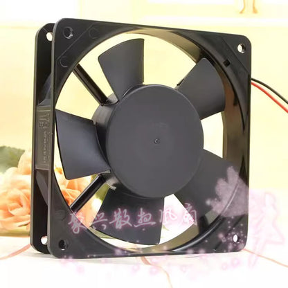 SOTOP SF1225HA2 AC230V 0.21A/0.19A 12025 12CM 2-wire cooling fan