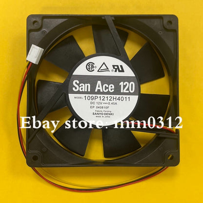 SANYO 109P1212H4011 12038 DC12V 0.45A 12CM 3-Wire Inverter Cooling Fan