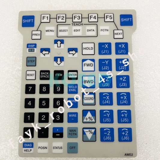 MHE2/GNE2/SW1E2/AWE2 Membrane Film F Fanuc A05B-2490-C175 Teach Pendant Overlay