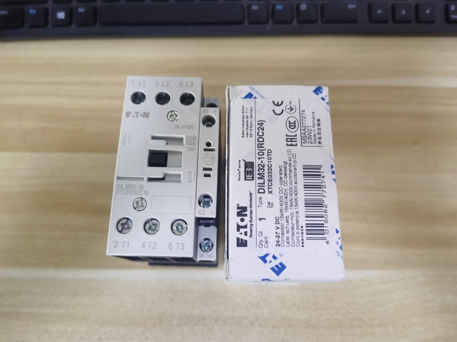 new 1PCS Eaton Moeller DILM32-10 RDC24 XTCE032C10TD Contactor 24-27VDC - EATON MOELLER