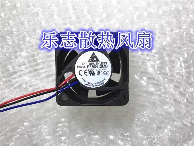 Delta EFB0412MD-FOO DC12V 0.10A 4CM 3-Wire Silent Cooling Fan