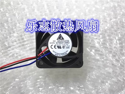Delta EFB0412MD-FOO DC12V 0.10A 4CM 3-Wire Silent Cooling Fan