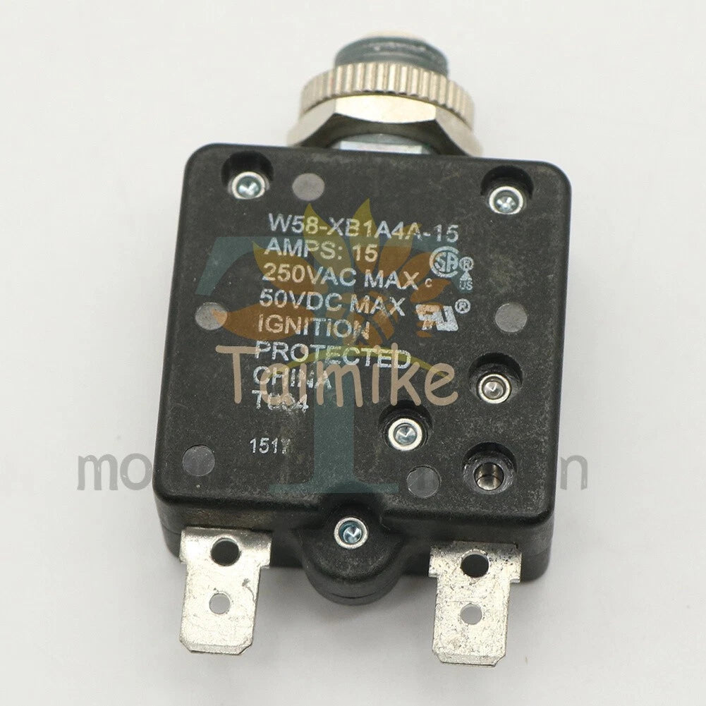 Tyco Electronics W58-XB1A4A-15 15A Reset Circuit Breaker 1PCS #MO